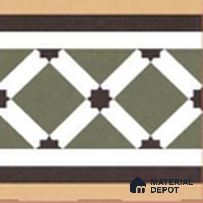 M-10178 Moroccan 300x300 mm Wall & Floor Ceramic Carpet Tile - 7.5 mm (Sample)